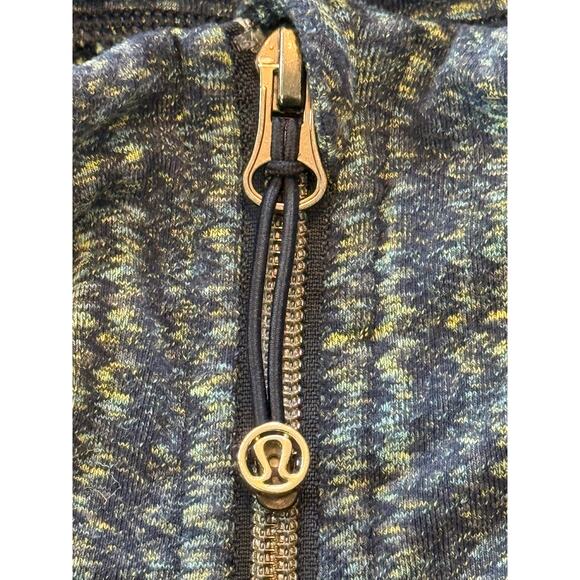 Lululemon Nice Asana Jacket Ziggy Wee August Inkwell Size 4 Luon Yoga Zip-Up - Picture 5 of 11